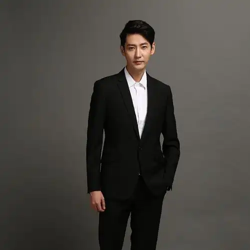 绅威克 时尚品牌男装 商务男式西服套装修身单扣男西装套装职业装