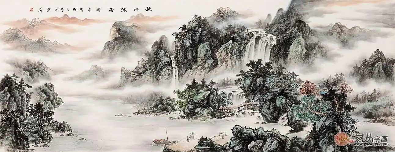 浅记当代实力画家赵洪霞:一位追求画道于绝巅的山水画家