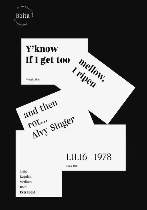 awarded空缺gold award金奖9件作品▼latin typeface英文排版字体