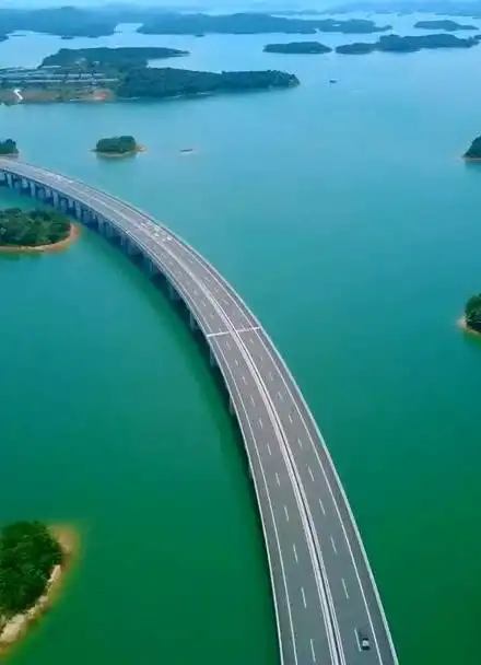 最美水上公路,江西庐山西海最美水上公路