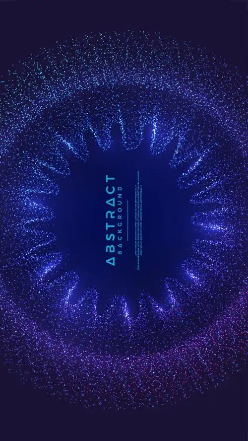 16:34:50光效粒子背景场景;科技风格/素材一片糖衣同采自www