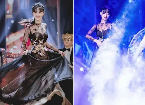 郑爽穿晚礼服跳舞来欣赏下郑爽的舞姿什么样子