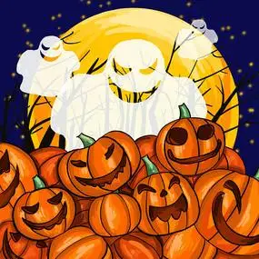 原创万圣节元素设计素材专辑(19张)