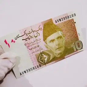 外国钱币全新巴基斯坦10卢比纸币精美头像水印防伪真外钞亚洲外币