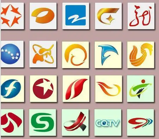 "鱼米之乡"湖南卫视台标造型设计别具一格,给人联想较多.