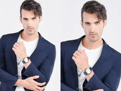 又潮又man的男生定位烫背头效果图