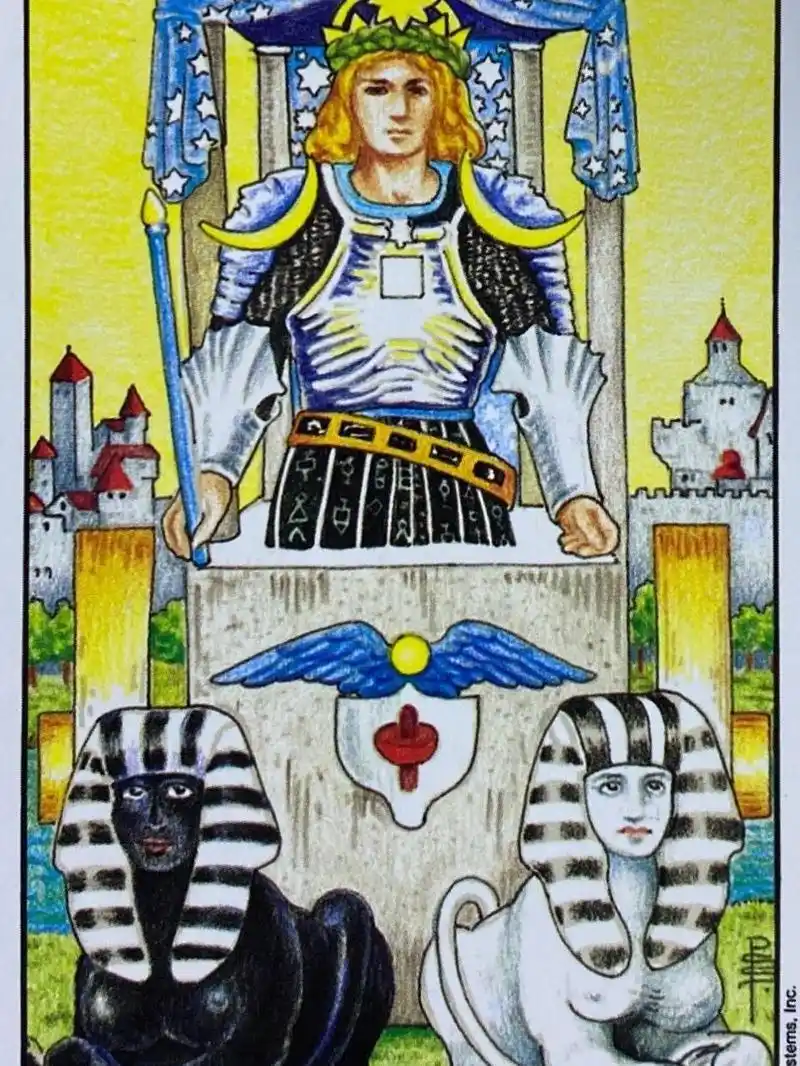 96塔罗牌占卜教学10|塔罗牌牌义解读-战车 - 02大阿卡纳 - 战车