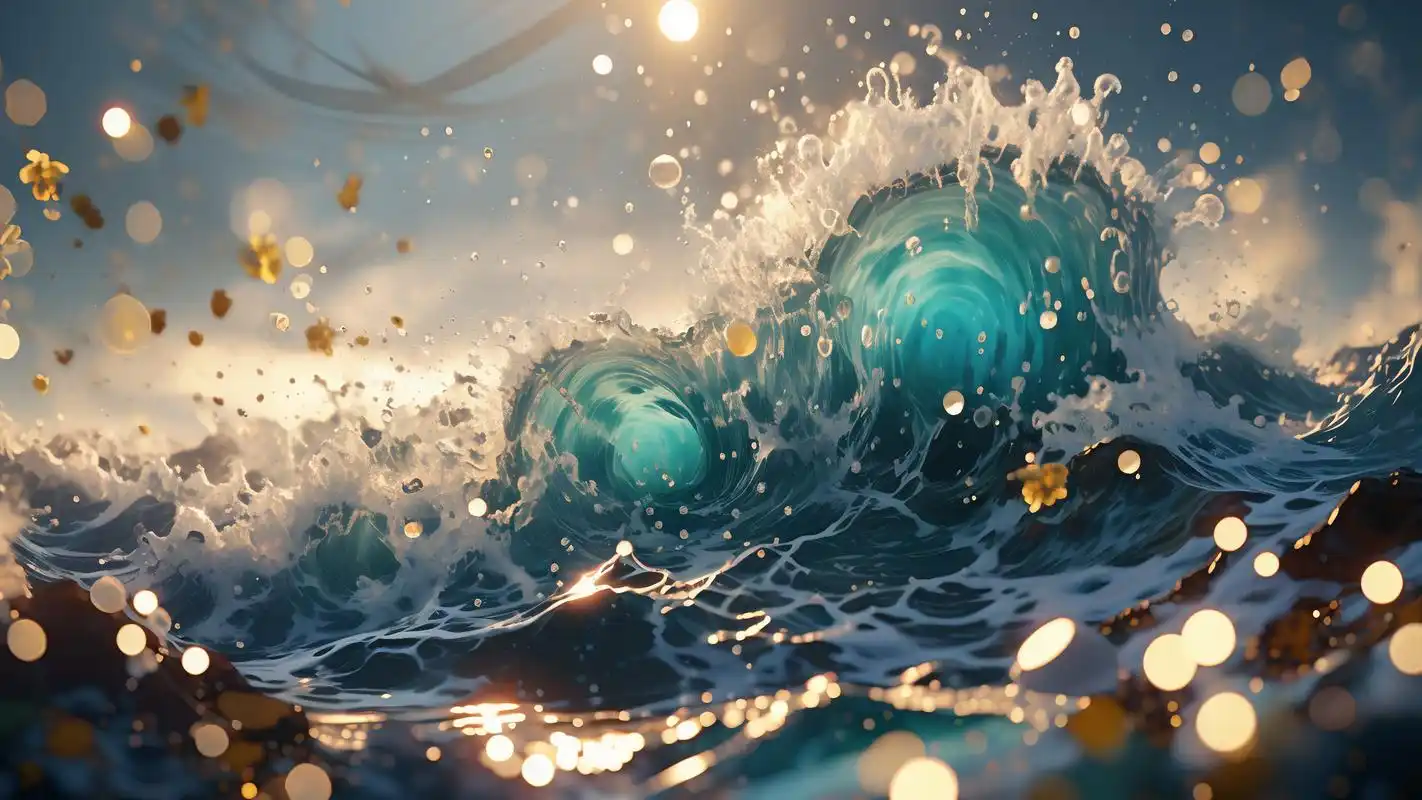 98平板必备!绝美海浪壁纸来袭90