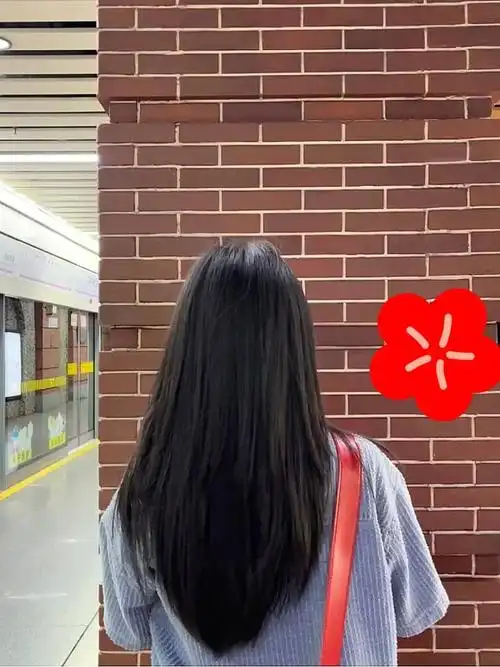 偶买噶～刚剪的高层次发型背面照也太爱了吧|||73百搭脸型中长发