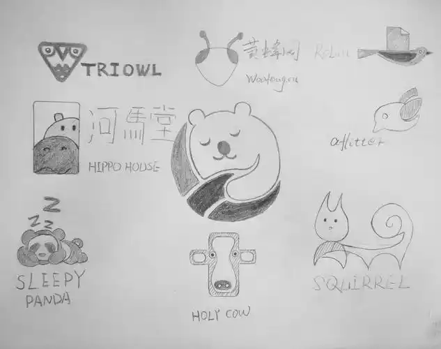 第一天作业:临摹logo草图