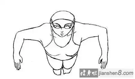 蛙泳分解动作图解 蛙泳动作分解动态图演示