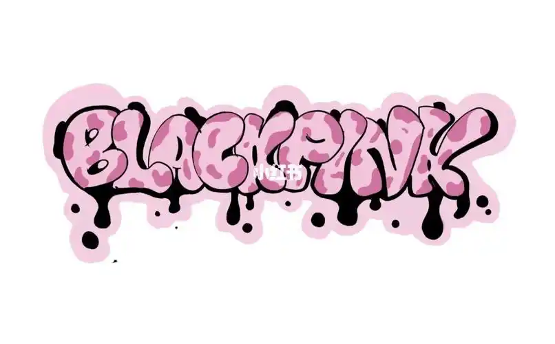 blackpink字母涂鸦