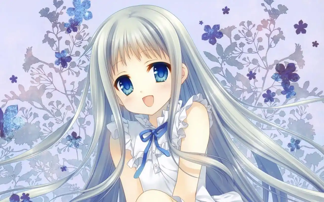 未闻花名动漫美女高清桌面壁纸