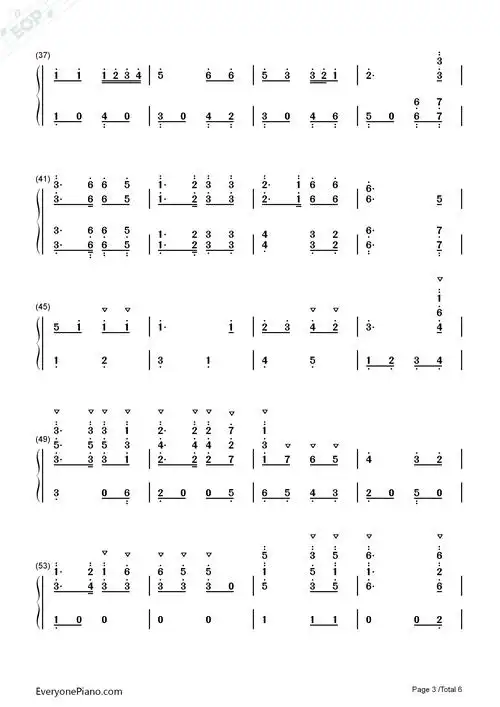 英国民歌组曲-第三首进行曲双手简谱预览3