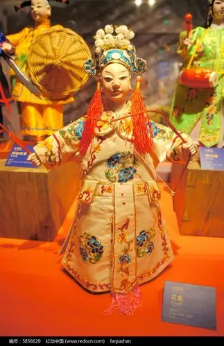 大名府人物之花荣布袋木偶