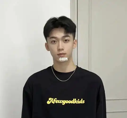 除了锅盖头发型外,我们也可尝试剪一款这样的中分短发,两边的头发渐层