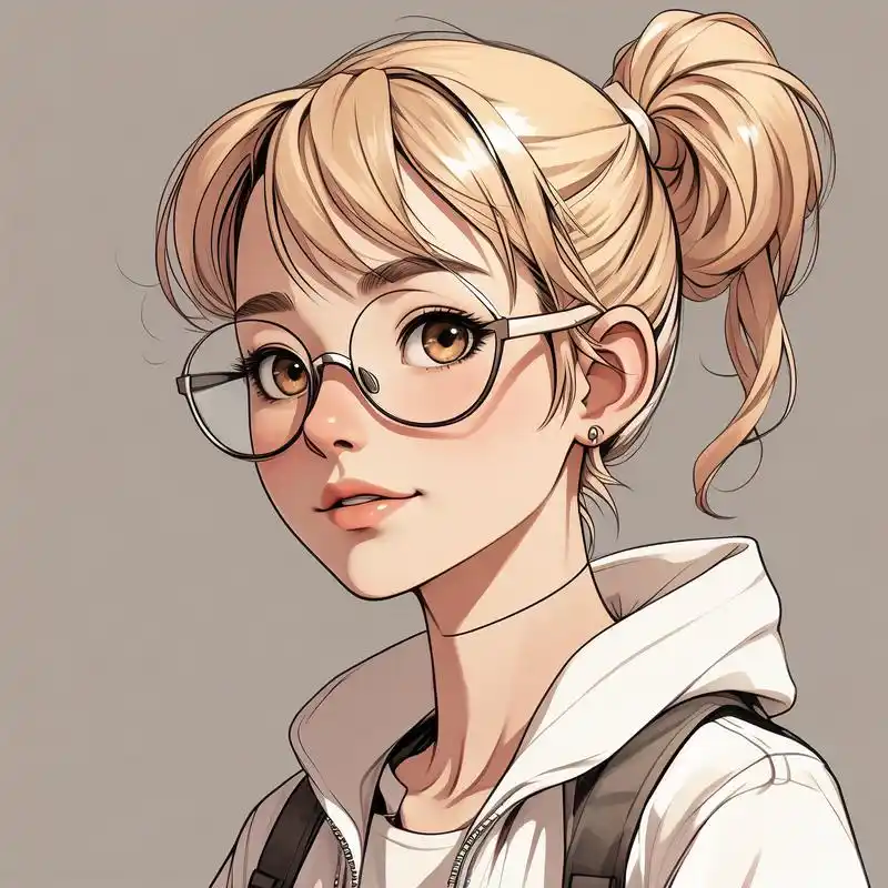96 卡通头像大赏:戴眼镜的魅力 97 探索戴眼镜的卡通头像世界!