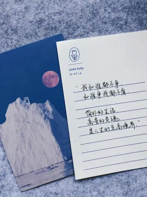 手写杨绛先生经典语录深深懂得淡淡释怀