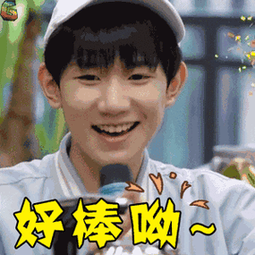 tfboys王源表情包,带字表情gif,鞋底藏钱动图