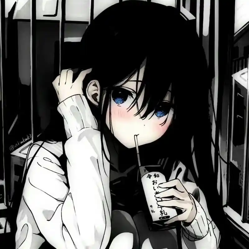 动漫女头黑色系列