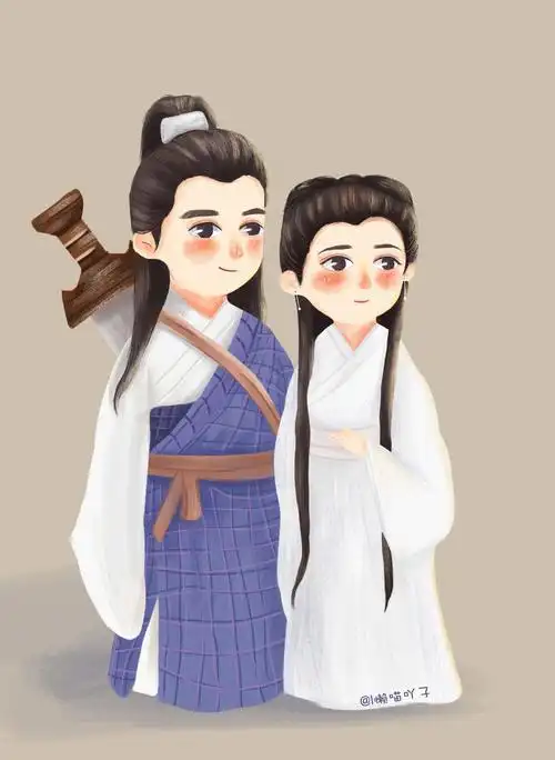 神雕侠侣 - 懒喵吖子 - 原创作品 - 视觉中国(shijueme)