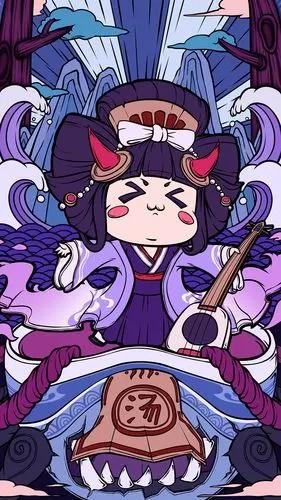 阴阳师同人国潮系列孟婆