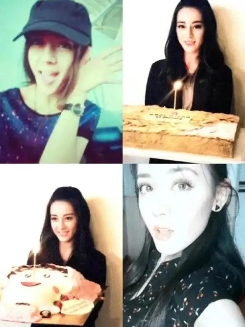 迪丽热巴早期照片 非过但没丑过