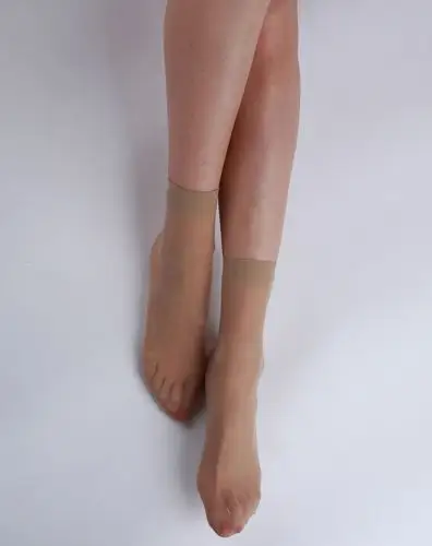 梦娜女款肉色包芯丝短袜2双装肉色(5包*2双)6924357880044_唯品会