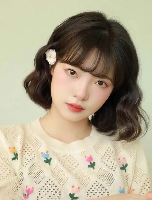 分享一个适合春夏的温柔蛋卷短发