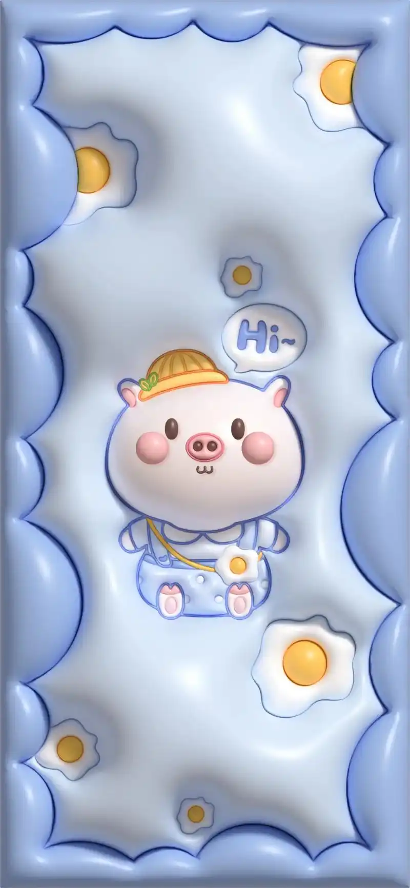 最近好火的#3d膨胀壁纸,可爱到膨胀的 - 抖音