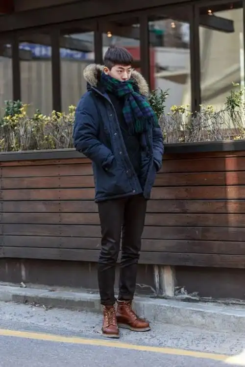 16套秋冬季男生商务通勤穿搭,一件衣服,多种穿法(秋冬男士服装搭配