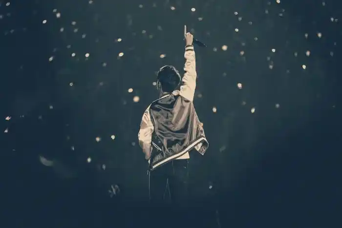 组合演唱会,一个霸气的背影撑起一个舞台.