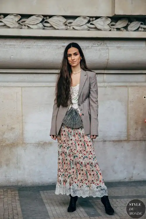 街拍欧美博主时尚ins