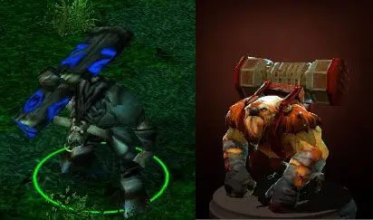 dota和dota2的撼地神牛对比            责任编辑:王晓易_ne0011