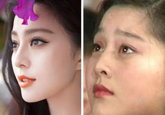 范冰冰今昔对比照