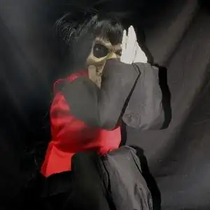 鬼娃娃玩偶恐怖鬼婴叫声哭泣鬼电动密室逃脱机关摆件鬼屋整蛊道具