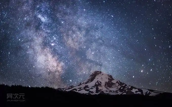 美艳壮观的银河星空windows美化主题高清壁纸打包下载