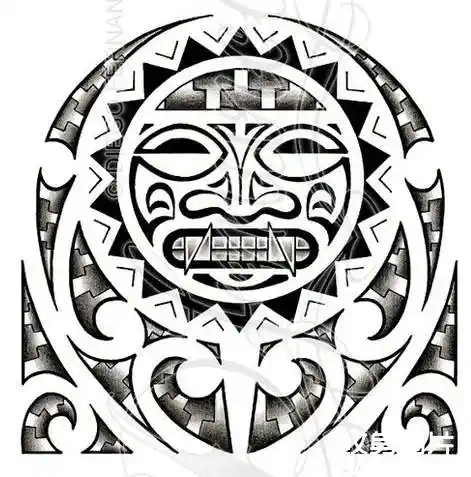 玛雅图腾纹身图案