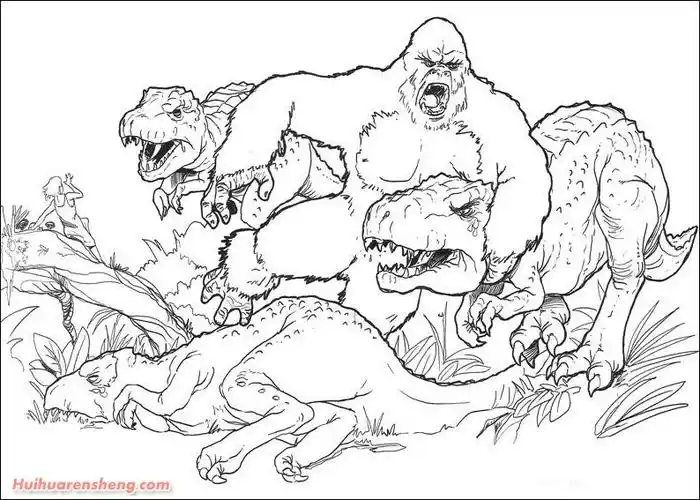 金刚简笔画图片7