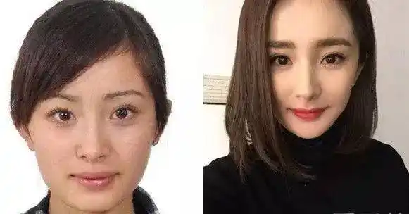 杨幂素颜算啥?敢不敢拿证件照出来比比.
