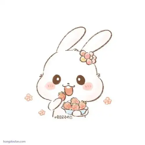 做饭,兔子,兔子简笔画,卡通,可爱,四年级简笔画,好朋友,小白兔,手绘