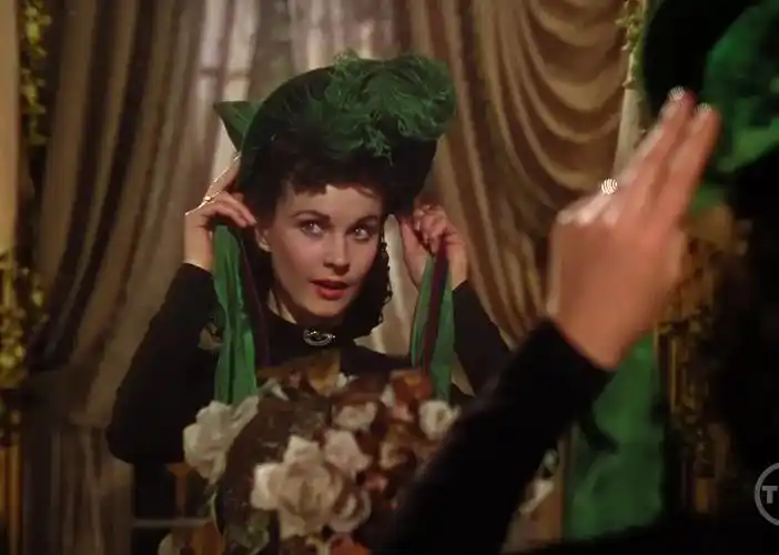 乱世佳人费雯丽穿裙子的样子太美了确定是心动的感觉