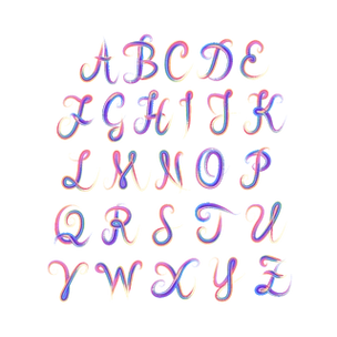 时尚个性英文26个字母