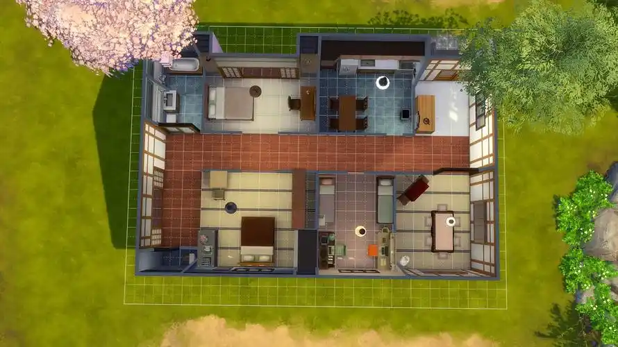 试着还原了樱桃小丸子的家