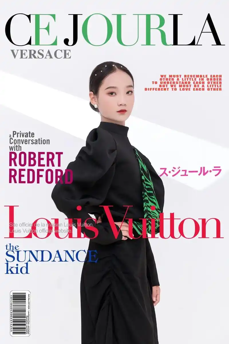 个性写真时尚杂志封面