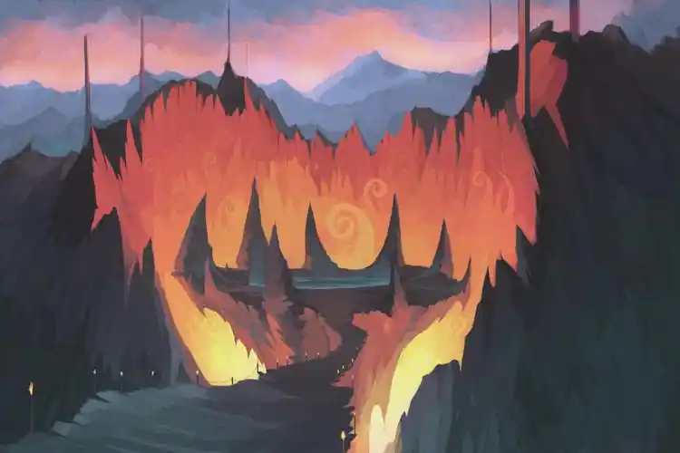 《风之谷》游戏原画1