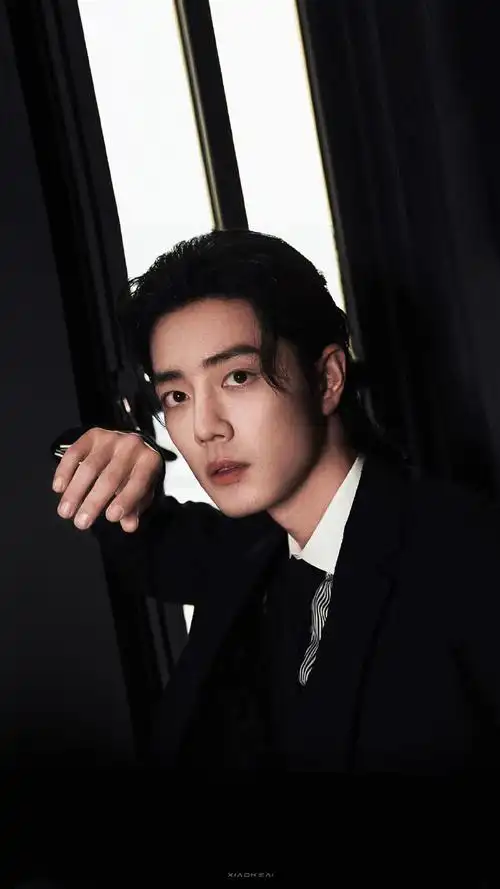 肖战视频什么时候发##肖战黑西装十五宫格