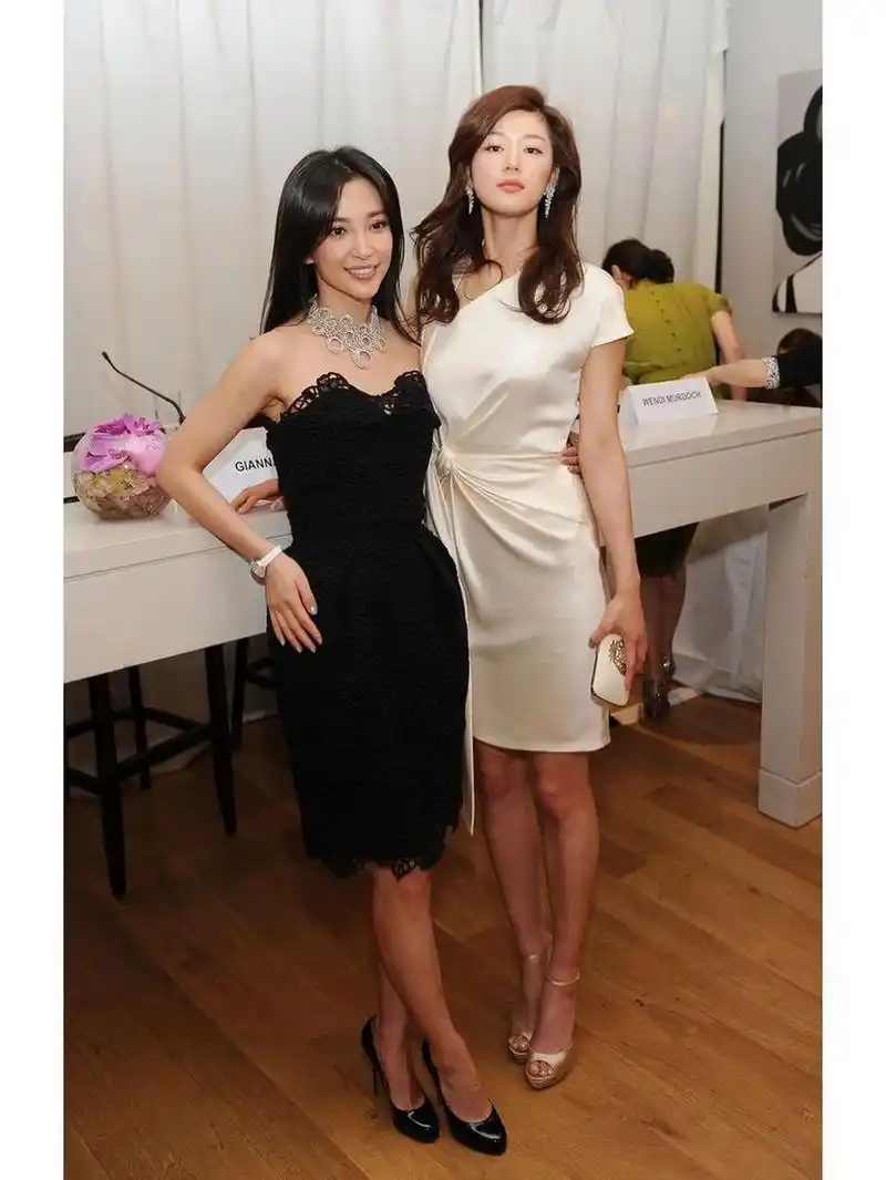 李冰冰与全智贤同框