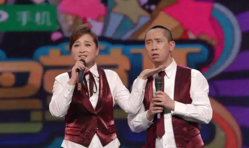 2010年,贾玲搭档白凯南首次登上春晚舞台,表演了《大话捧哏》,此后