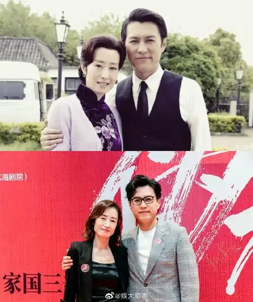 靳东刘敏涛合影梦回伪装者